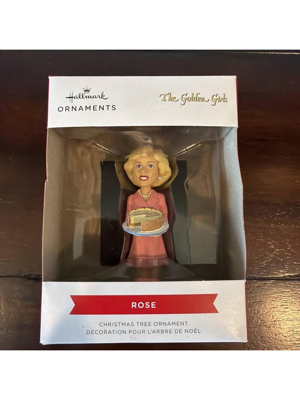Hallmark 2021 The Golden Girls ROSE Christmas Ornament